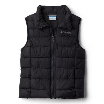 Columbia Gilet Jongens, Powder Lite Puffer Zwart, 42NWSPQZD